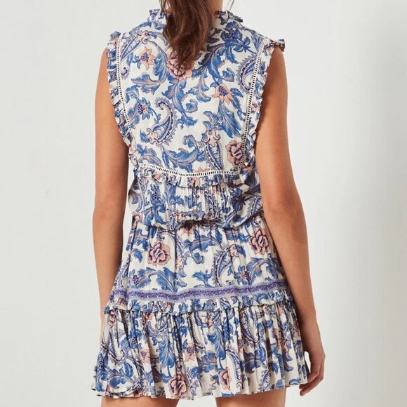 Spell - Etienne Slvless Blouse in Monaco - Picture 3 of 6